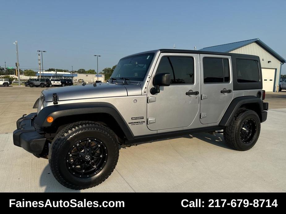 used 2016 Jeep Wrangler Unlimited car, priced at $22,999