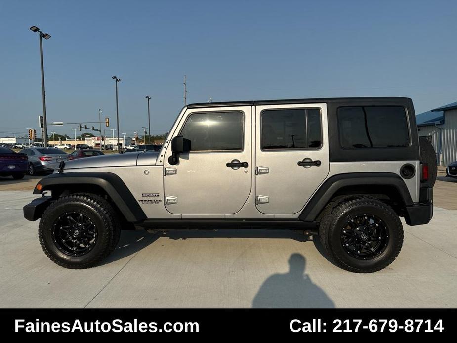 used 2016 Jeep Wrangler Unlimited car, priced at $22,999