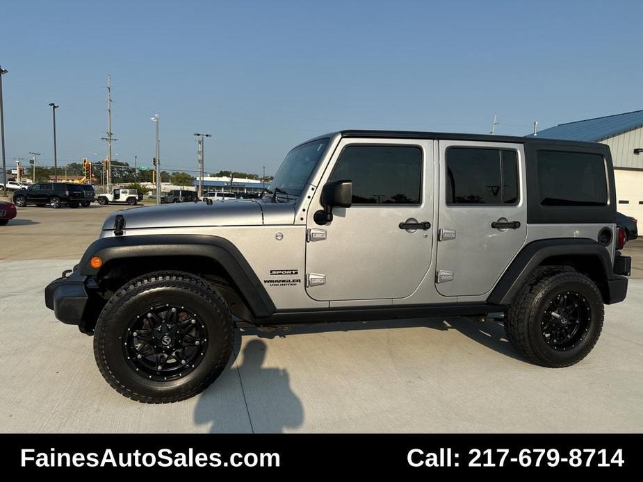 used 2016 Jeep Wrangler Unlimited car, priced at $22,999