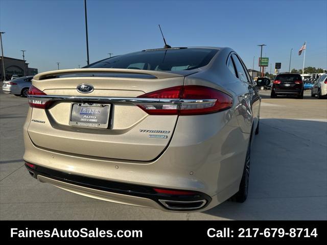 used 2018 Ford Fusion car, priced at $14,999