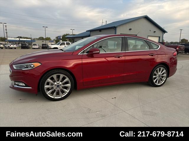 used 2017 Ford Fusion car, priced at $15,999