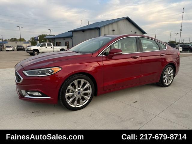 used 2017 Ford Fusion car, priced at $15,999