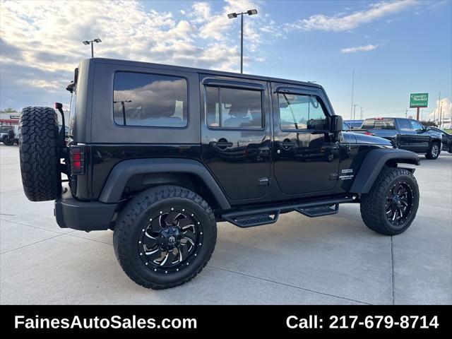 used 2010 Jeep Wrangler Unlimited car, priced at $18,999