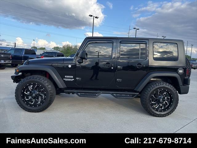 used 2010 Jeep Wrangler Unlimited car, priced at $18,999