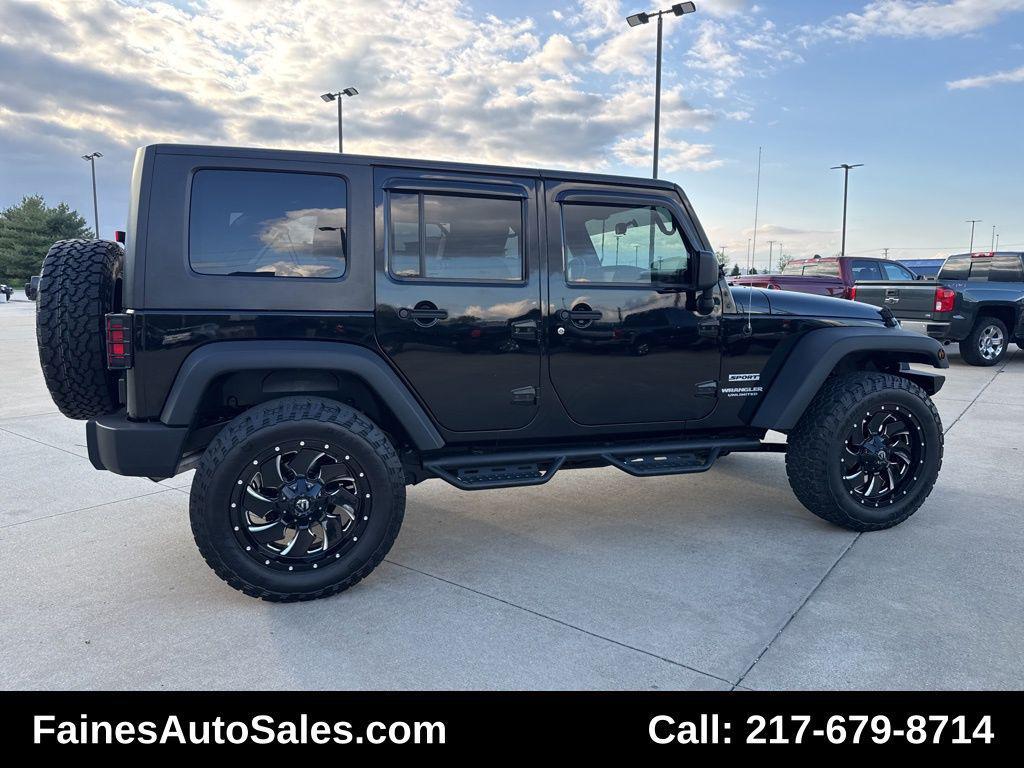 used 2010 Jeep Wrangler Unlimited car, priced at $15,999