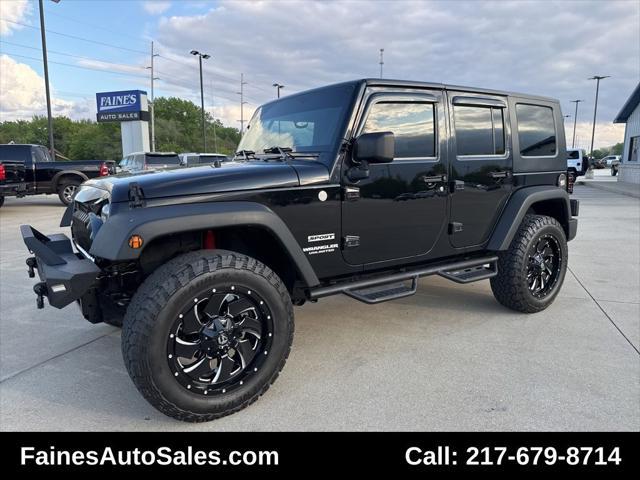 used 2010 Jeep Wrangler Unlimited car, priced at $18,999
