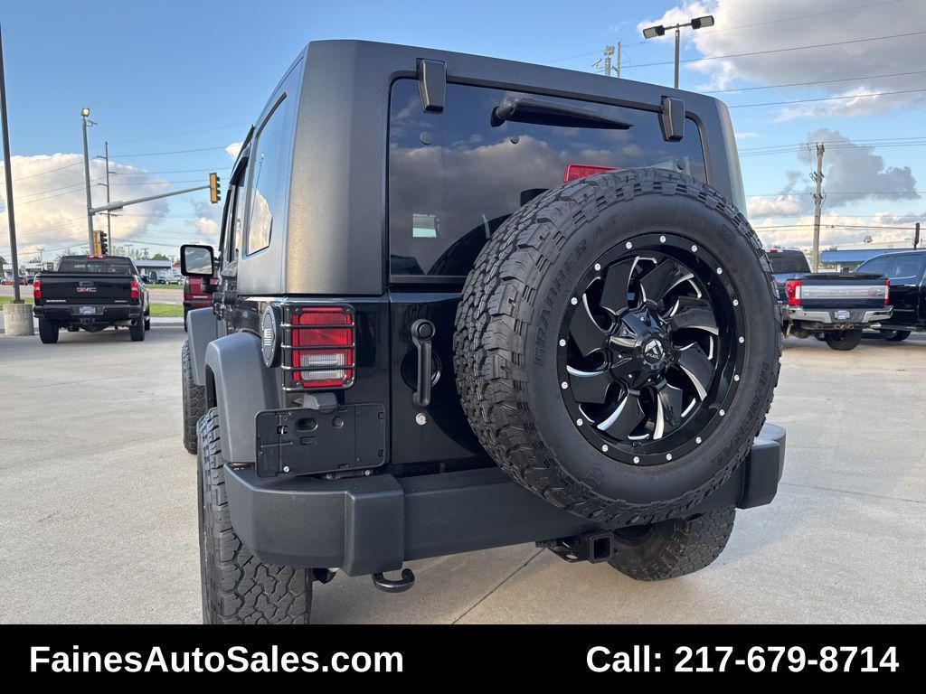 used 2010 Jeep Wrangler Unlimited car, priced at $15,999
