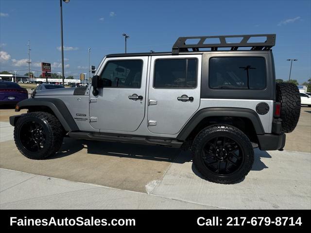 used 2016 Jeep Wrangler Unlimited car, priced at $14,999