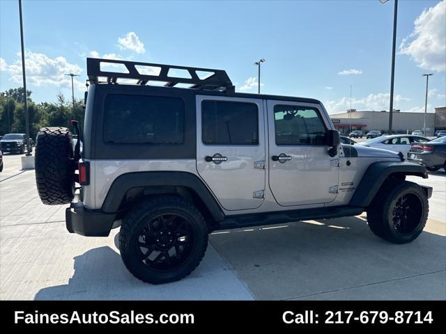 used 2016 Jeep Wrangler Unlimited car, priced at $14,999