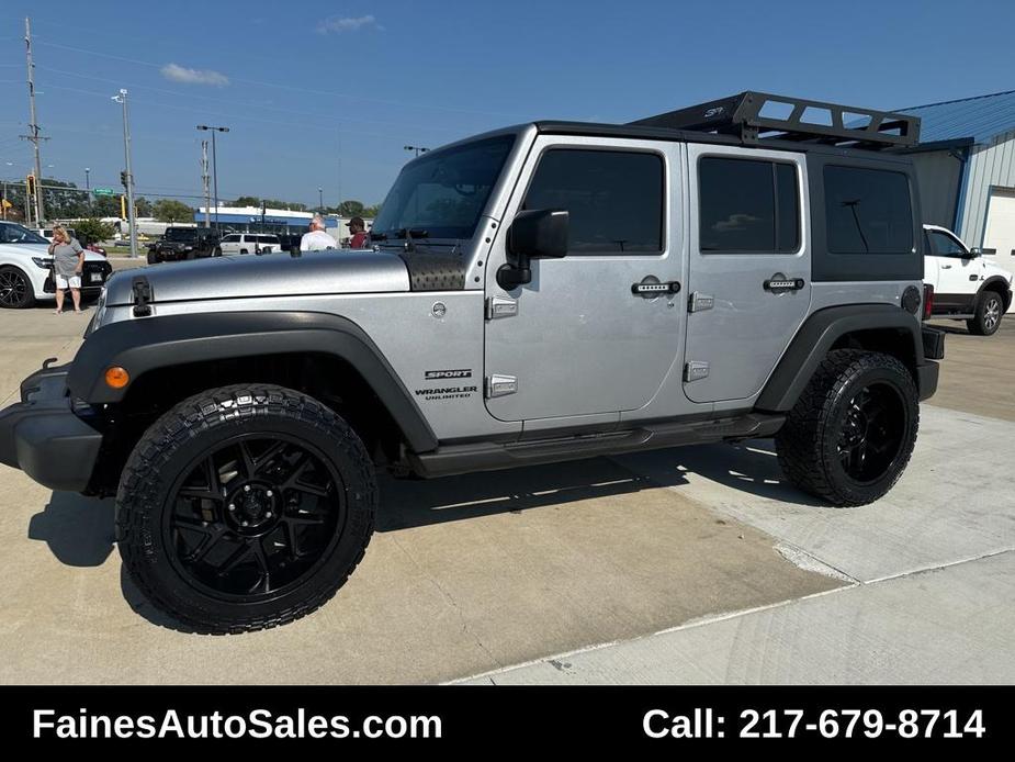 used 2016 Jeep Wrangler Unlimited car, priced at $16,999