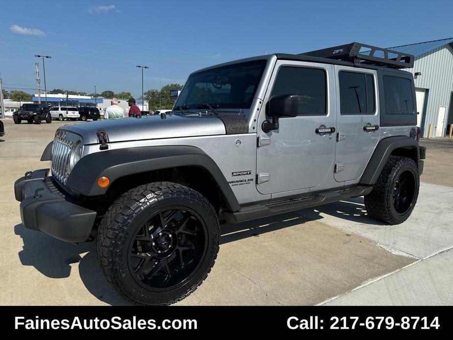 used 2016 Jeep Wrangler Unlimited car, priced at $16,999