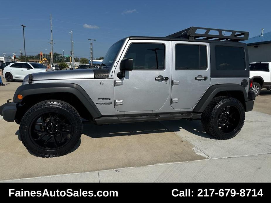 used 2016 Jeep Wrangler Unlimited car, priced at $16,999