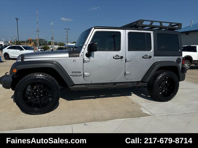 used 2016 Jeep Wrangler Unlimited car, priced at $14,999