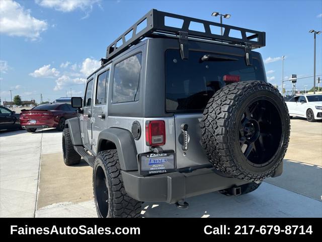 used 2016 Jeep Wrangler Unlimited car, priced at $14,999