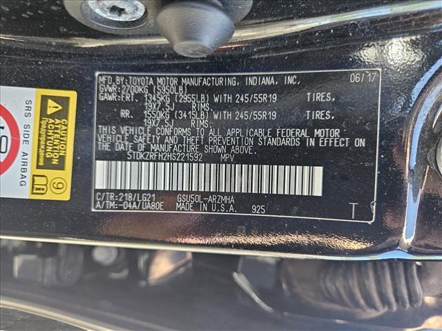 used 2017 Toyota Highlander car, priced at $25,997
