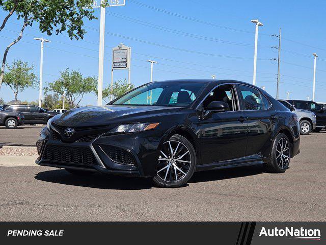 used 2021 Toyota Camry car, priced at $20,442