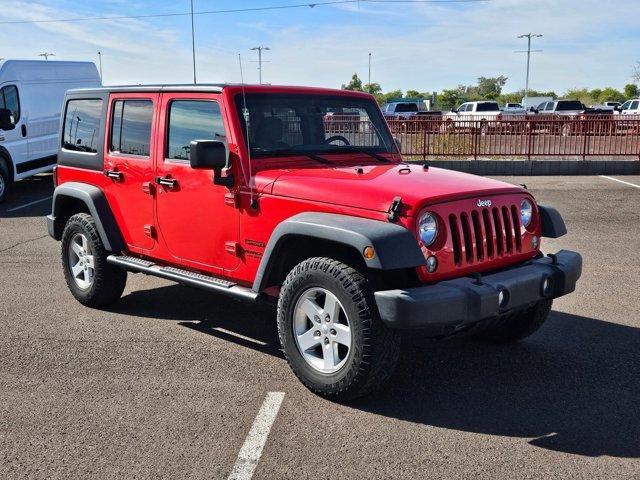 used 2016 Jeep Wrangler Unlimited car, priced at $21,992