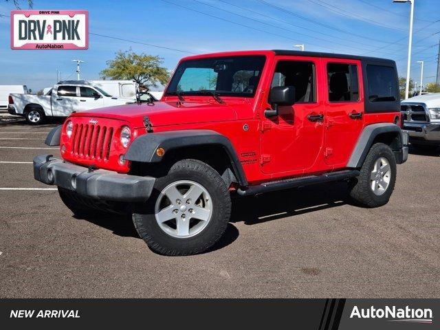 used 2016 Jeep Wrangler Unlimited car, priced at $21,992