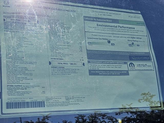 new 2026 Ram 3500 car, priced at $82,157