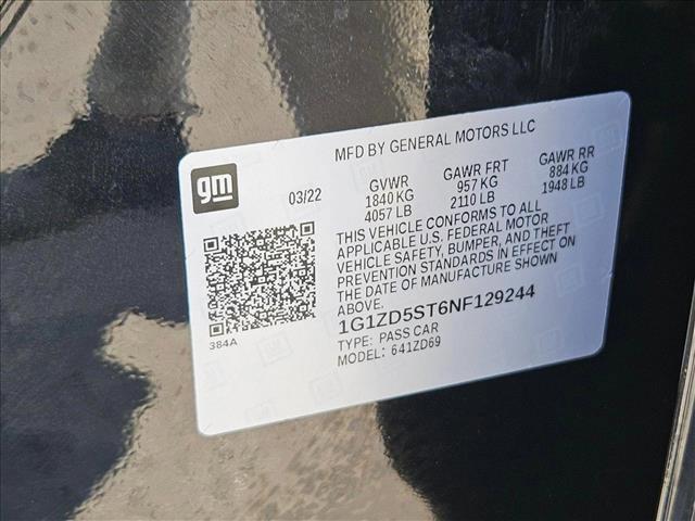 used 2022 Chevrolet Malibu car, priced at $17,441