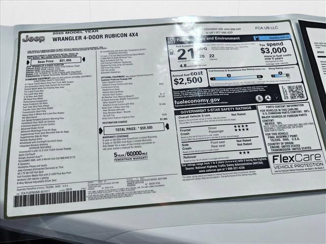 new 2025 Jeep Wrangler car, priced at $49,831