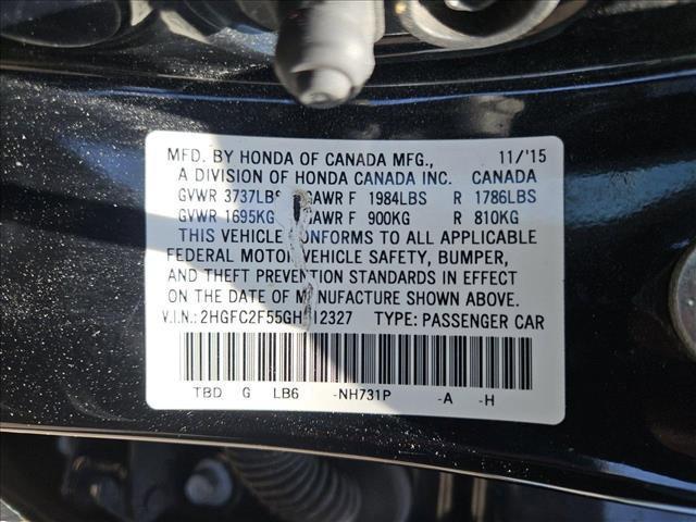 used 2016 Honda Civic car, priced at $16,712