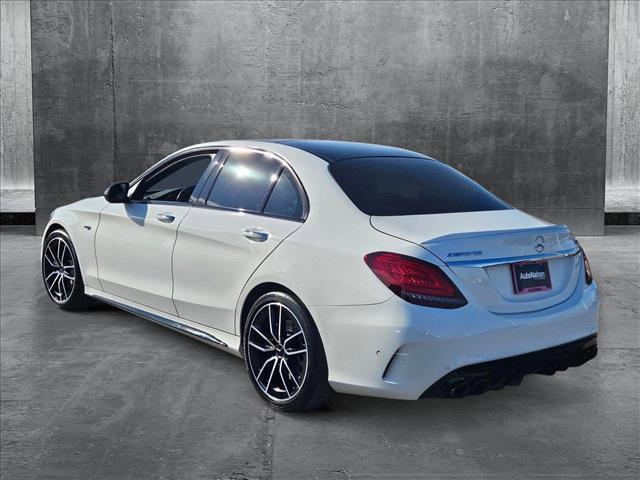 used 2021 Mercedes-Benz AMG C 43 car, priced at $43,318