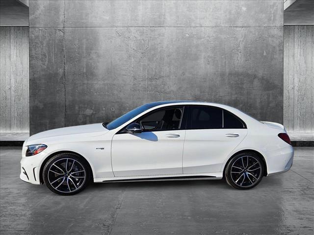 used 2021 Mercedes-Benz AMG C 43 car, priced at $43,318