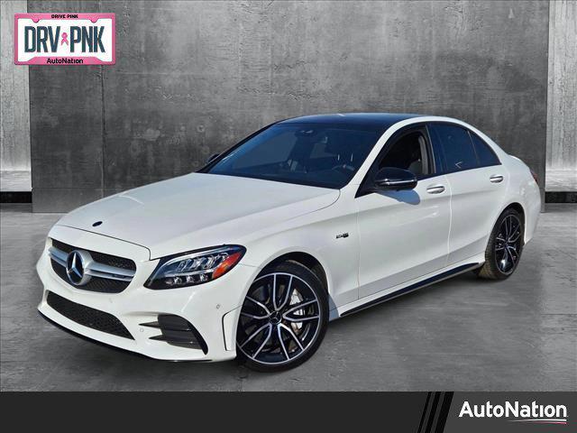 used 2021 Mercedes-Benz AMG C 43 car, priced at $43,318