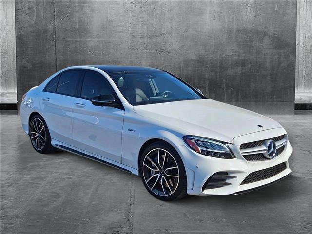 used 2021 Mercedes-Benz AMG C 43 car, priced at $43,318