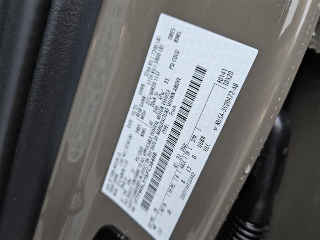 new 2025 Ford F-150 car, priced at $68,495