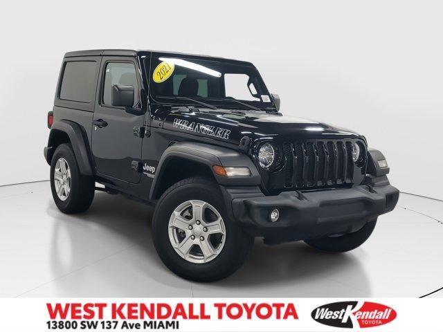 used 2021 Jeep Wrangler car, priced at $25,595