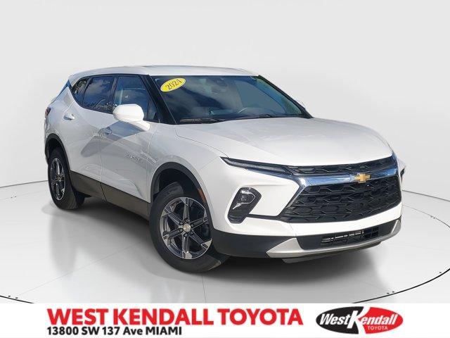 used 2024 Chevrolet Blazer car, priced at $23,997