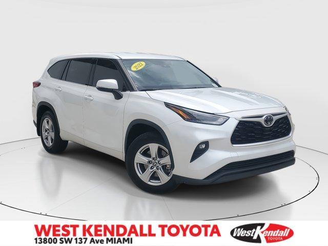used 2022 Toyota Highlander car, priced at $26,997