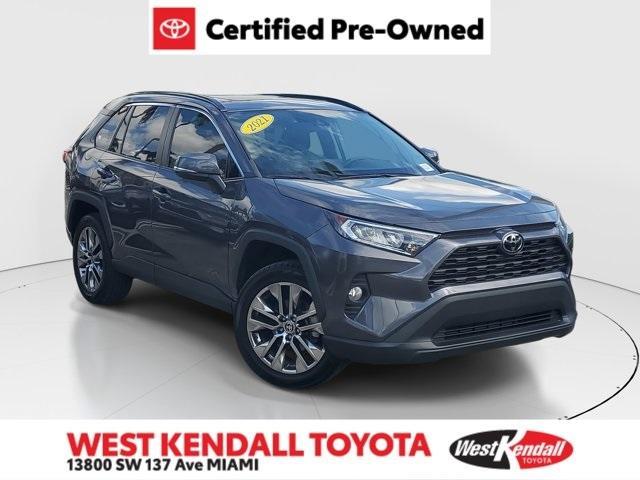 used 2021 Toyota RAV4 car, priced at $26,597