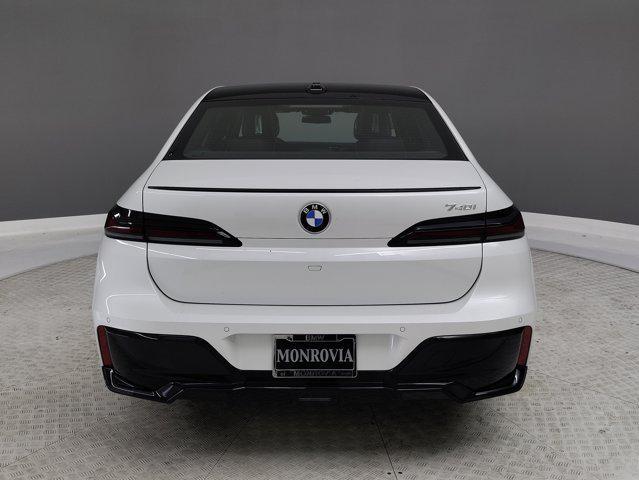 new 2025 BMW 740 car, priced at $102,355