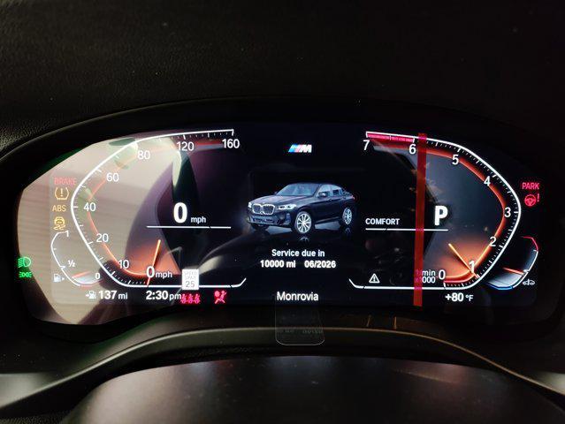 new 2025 BMW X4 car, priced at $62,995