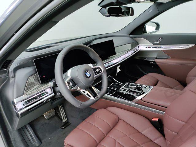 new 2025 BMW 740 car, priced at $110,285