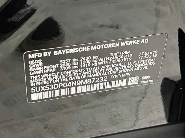 used 2022 BMW X3 car, priced at $29,996