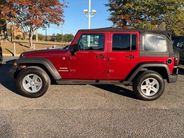 used 2012 Jeep Wrangler Unlimited car, priced at $14,988