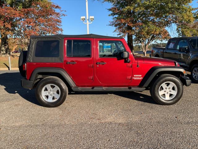 used 2012 Jeep Wrangler Unlimited car, priced at $14,988