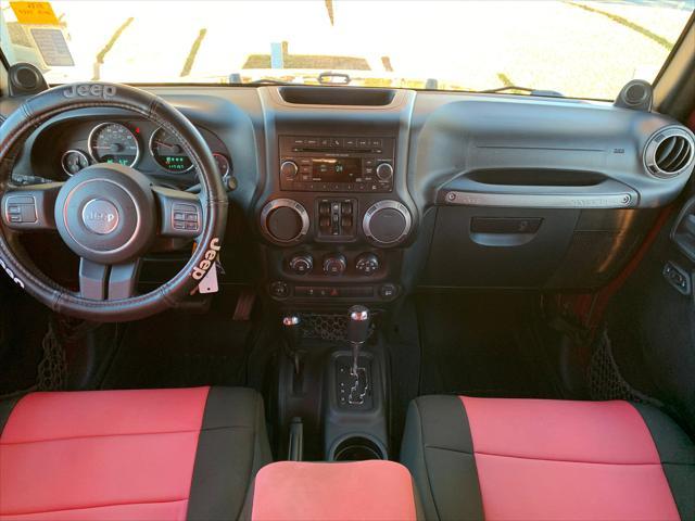 used 2012 Jeep Wrangler Unlimited car, priced at $14,988