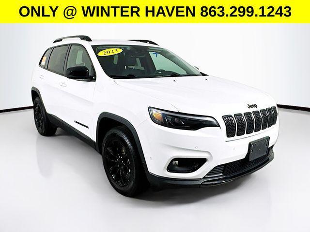 used 2023 Jeep Cherokee car, priced at $22,500