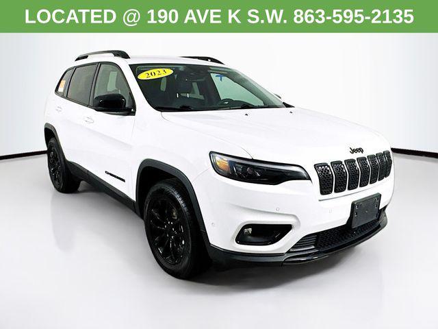 used 2023 Jeep Cherokee car, priced at $24,300