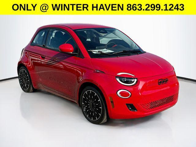 new 2024 FIAT 500e car, priced at $33,500