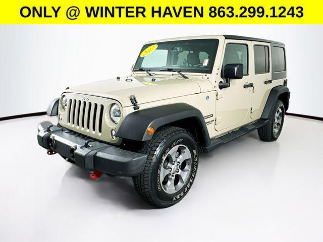 used 2017 Jeep Wrangler Unlimited car, priced at $18,500