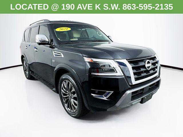 used 2021 Nissan Armada car, priced at $39,000