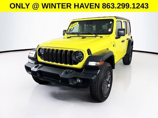 used 2024 Jeep Wrangler car, priced at $33,186