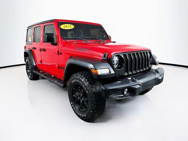 used 2021 Jeep Wrangler car, priced at $31,800