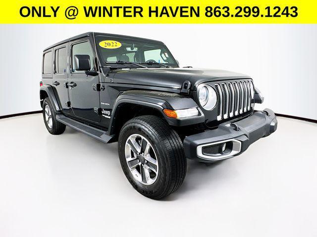 used 2022 Jeep Wrangler Unlimited car, priced at $29,500